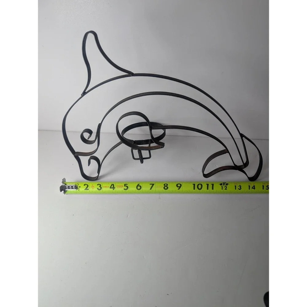 Dolphin Plant Holder Wall Hanger, 14